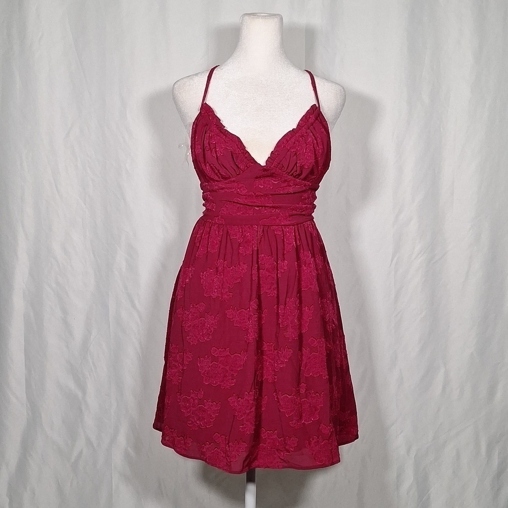 Rose Lace Up Dress | Wild Fable | Small